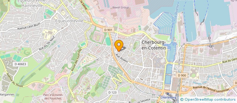 localisation de l'entreprise SCI HORIZON 2004 à CHERBOURG-EN-COTENTIN
