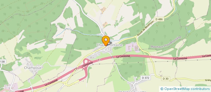 localisation de l'entreprise SCI HORIZON 2020  MARCHAUX-CHAUDEFONTAINE