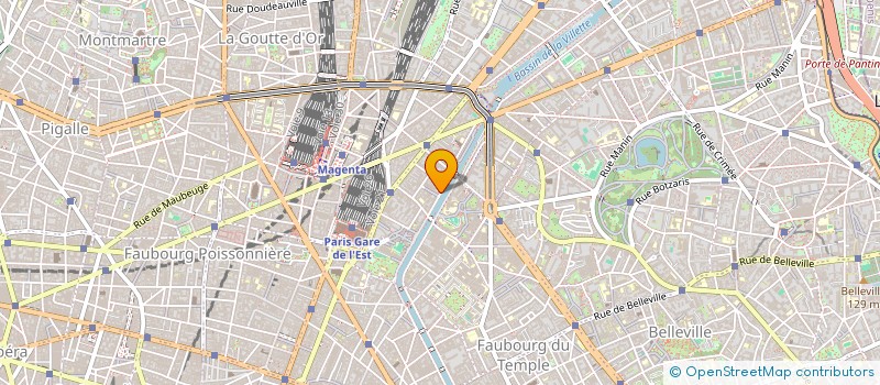 localisation de l'entreprise SCI HORIZON 2026  PARIS