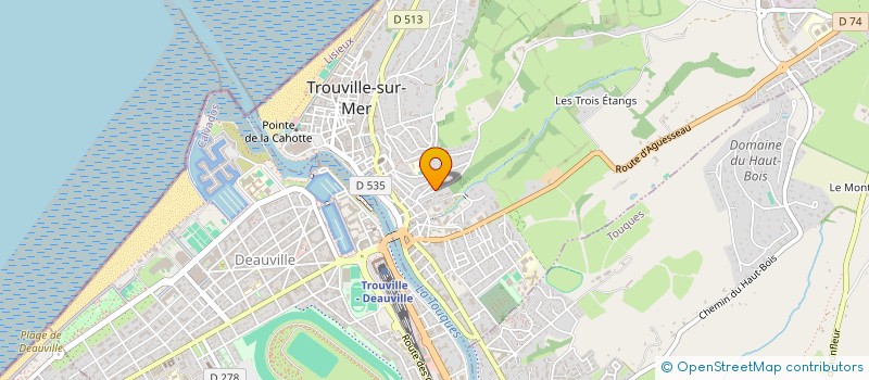 localisation de l'entreprise SCI HORIZON 21 à TROUVILLE-SUR-MER