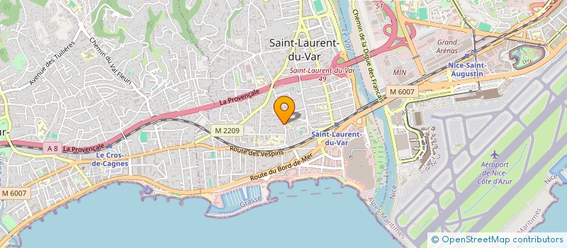 localisation de l'entreprise SCI HORIZON à SAINT-LAURENT-DU-VAR