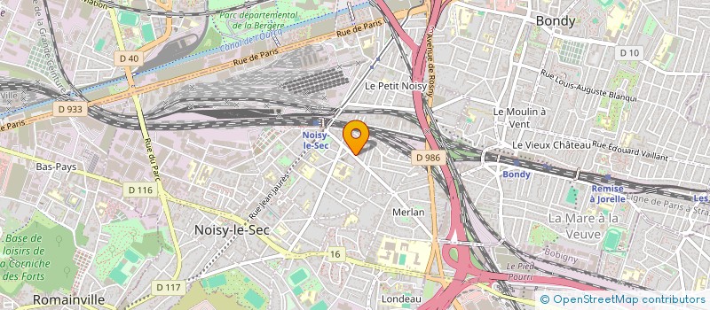 localisation de l'entreprise SCI HORIZON à NOISY-LE-SEC