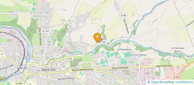 localisation de l'entreprise SCI HORIZON  SAINT-LO