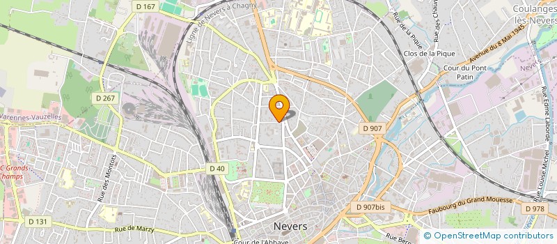 localisation de l'entreprise SCI HORIZON à NEVERS