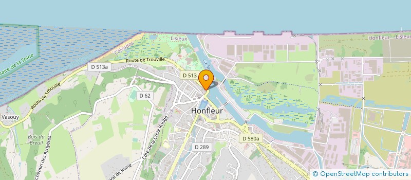 localisation de l'entreprise SCI HORIZON à HONFLEUR