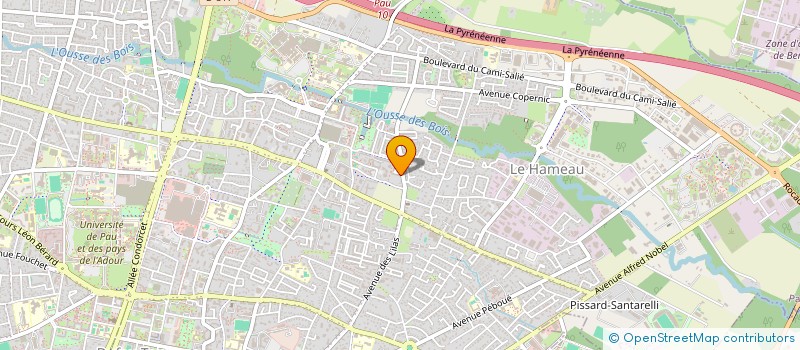 localisation de l'entreprise SCI HORIZON à PAU