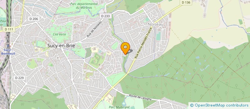 localisation de l'entreprise SCI HORIZON à SUCY-EN-BRIE