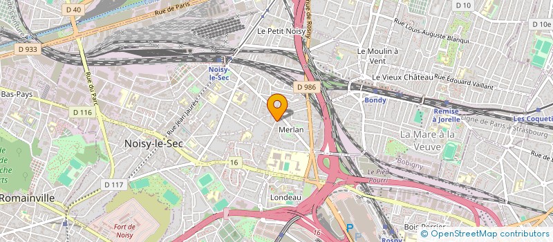 localisation de l'entreprise SCI HORIZON à NOISY-LE-SEC