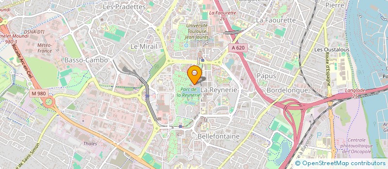 localisation de l'entreprise SCI HORIZON à TOULOUSE