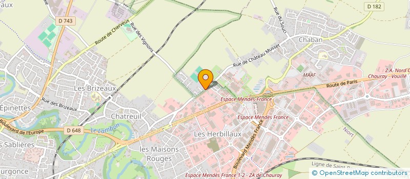localisation de l'entreprise SCI HORIZON à NIORT
