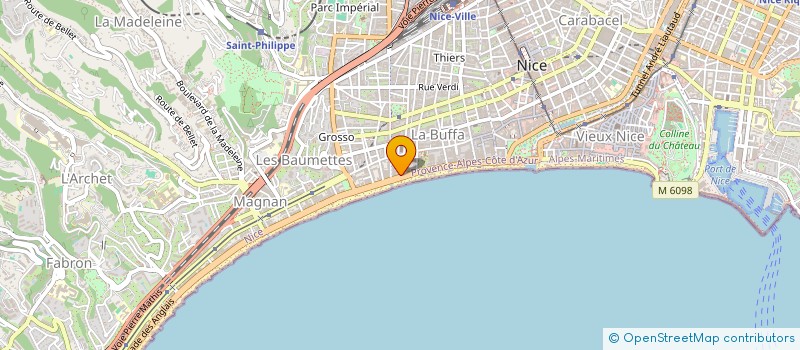 localisation de l'entreprise SCI HORIZON 41 à NICE