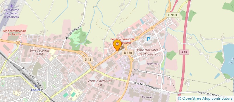 localisation de l'entreprise SCI HORIZON  CHOLET