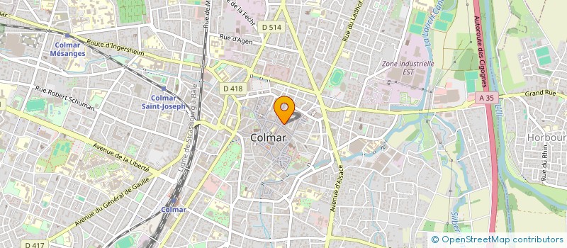localisation de l'entreprise SCI HORIZON  COLMAR