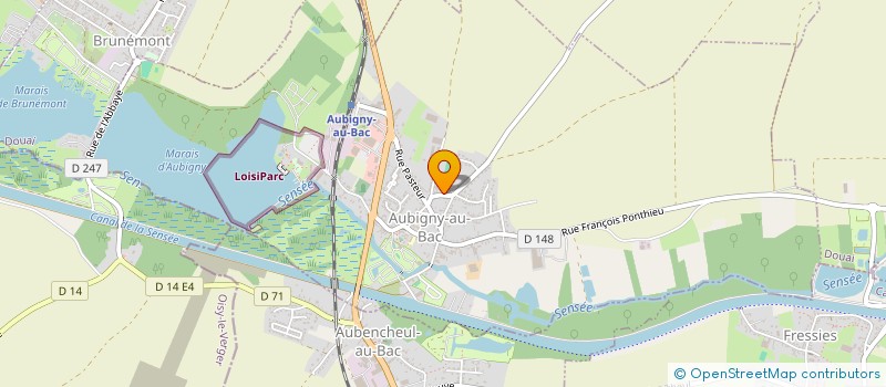localisation de l'entreprise SCI HORIZON à AUBIGNY-AU-BAC