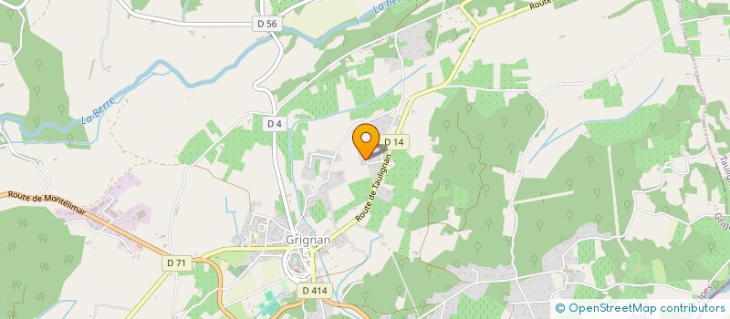 localisation de l'entreprise SCI HORIZON  GRIGNAN