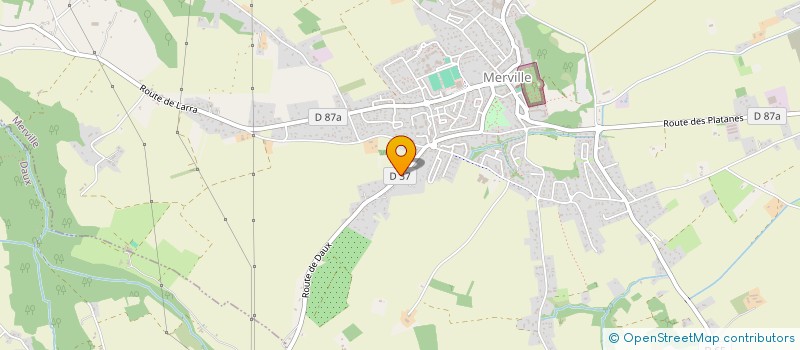 localisation de l'entreprise SCI HORIZON  MERVILLE