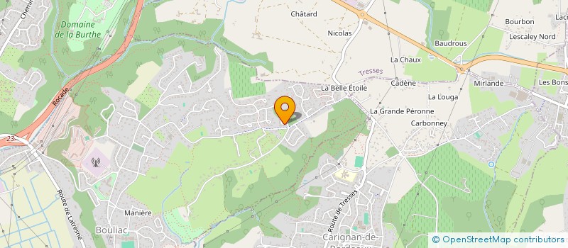 localisation de l'entreprise SCI HORIZON  BOULIAC