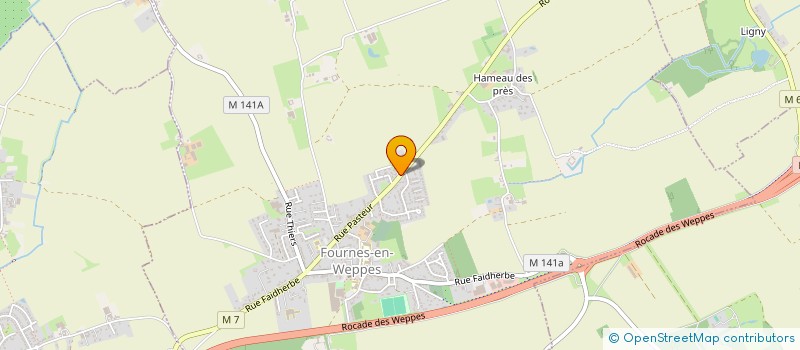 localisation de l'entreprise SCI HORIZON  FOURNES-EN-WEPPES