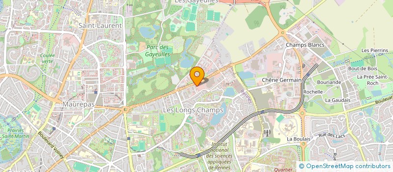 localisation de l'entreprise SCI HORIZON  RENNES