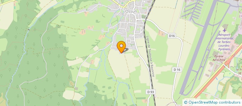 localisation de l'entreprise SCI HORIZON 55  OSSUN