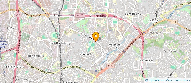 localisation de l'entreprise SCI HORIZON 73 à MARSEILLE