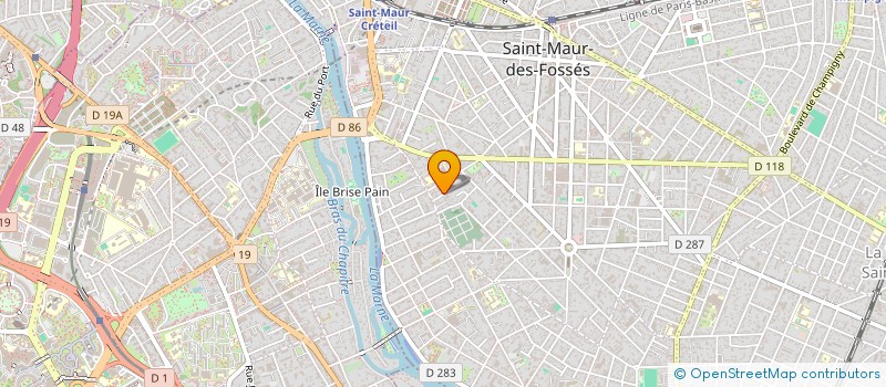 localisation de l'entreprise SCI HORIZON à SAINT-MAUR-DES-FOSSES