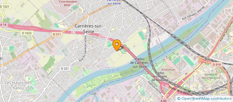 localisation de l'entreprise SCI HORIZON  CARRIERES-SUR-SEINE