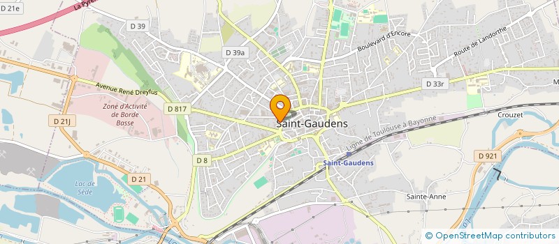 localisation de l'entreprise SCI HORIZON  SAINT-GAUDENS