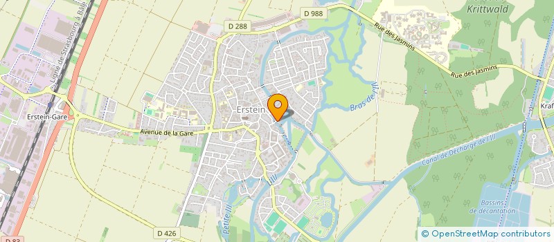 localisation de l'entreprise SCI HORIZON 9  ERSTEIN