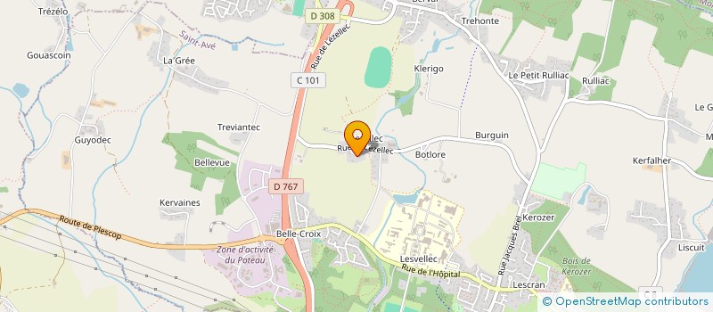 localisation de l'entreprise SCI HORIZON 9  SAINT-AVE