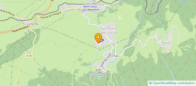 localisation de l'entreprise SCI HORIZON 92  SAINT-PIERRE-DELS-FORCATS