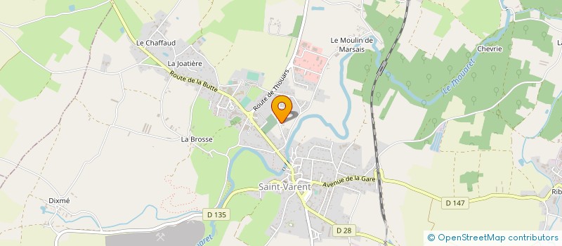 localisation de l'entreprise SCI HORIZON  SAINT-VARENT