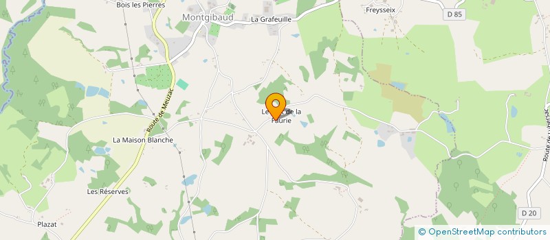 localisation de l'entreprise SCI HORIZON  MONTGIBAUD