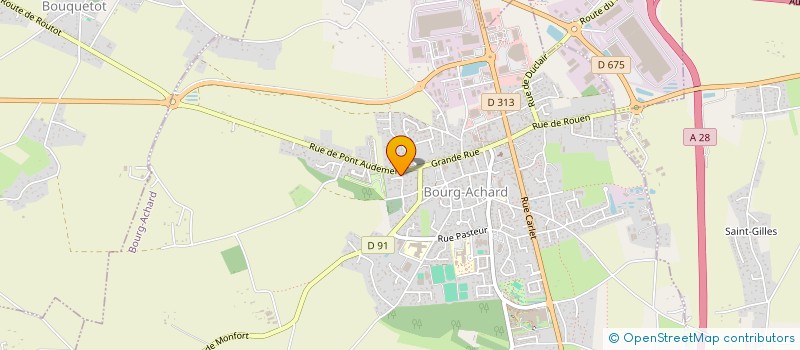 localisation de l'entreprise SCI HORIZON  BOURG-ACHARD