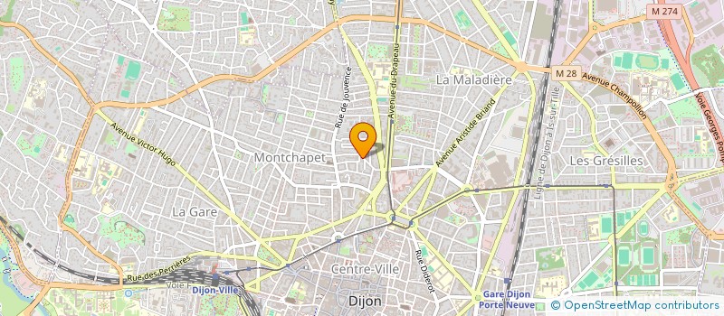 localisation de l'entreprise SCI HORIZON à DIJON