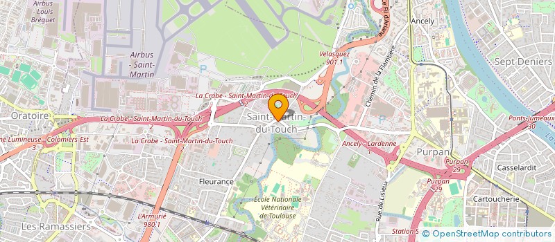 localisation de l'entreprise SCI HORIZON  TOULOUSE