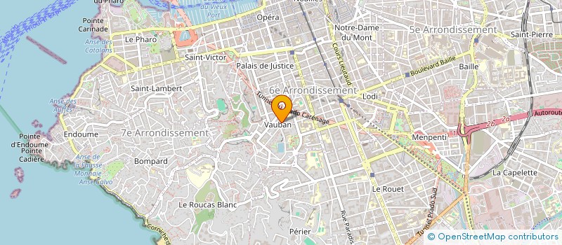 localisation de l'entreprise SCI HORIZON  MARSEILLE