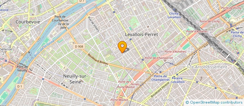 localisation de l'entreprise SCI HORIZON ART & DECO à LEVALLOIS-PERRET