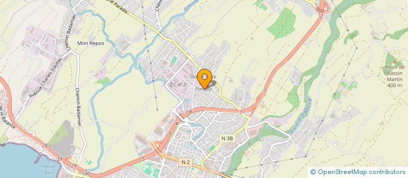 localisation de l'entreprise SCI HORIZON AUSTRAL  SAINT-PIERRE