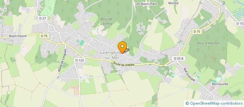 localisation de l'entreprise SCI HORIZON BLEU 2020 à VARENGEVILLE-SUR-MER