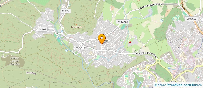 localisation de l'entreprise SCI HORIZON DIEHL  GRABELS