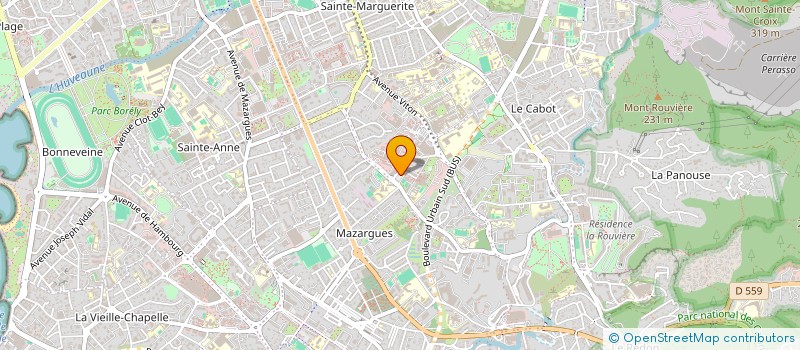 localisation de l'entreprise SCI HORIZON GEMME  MARSEILLE