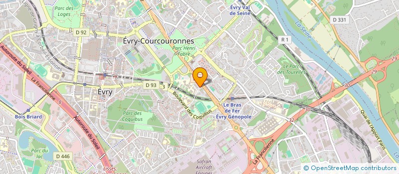 localisation de l'entreprise SCI HORIZON GUIMG à EVRY-COURCOURONNES