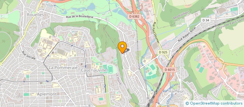 localisation de l'entreprise SCI HORIZON IMMO  HARFLEUR