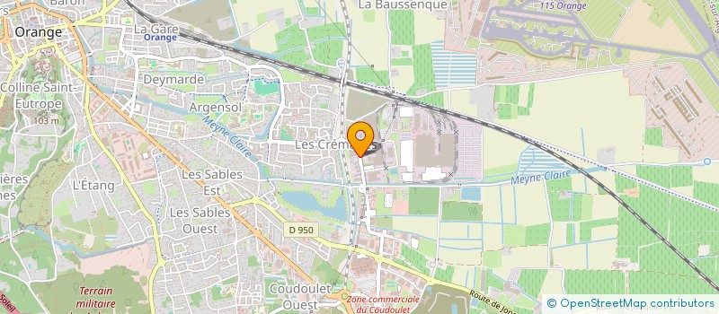 localisation de l'entreprise SCI HORIZON ORANGE  ORANGE