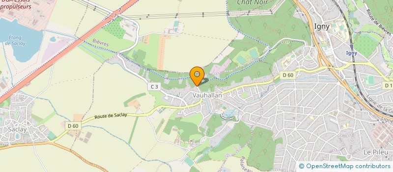 localisation de l'entreprise SCI HORIZON SCEB  VAUHALLAN