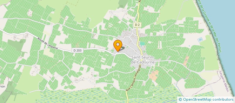 localisation de l'entreprise SCI HORIZON SOULAC  SAINT-SEURIN-DE-CADOURNE