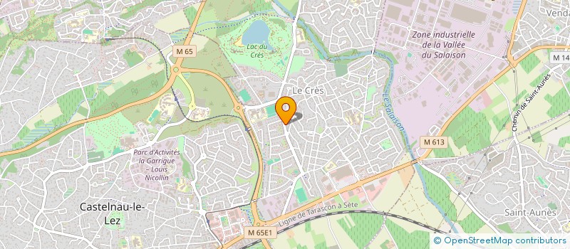 localisation de l'entreprise SCI HORIZON SUD  LE CRES