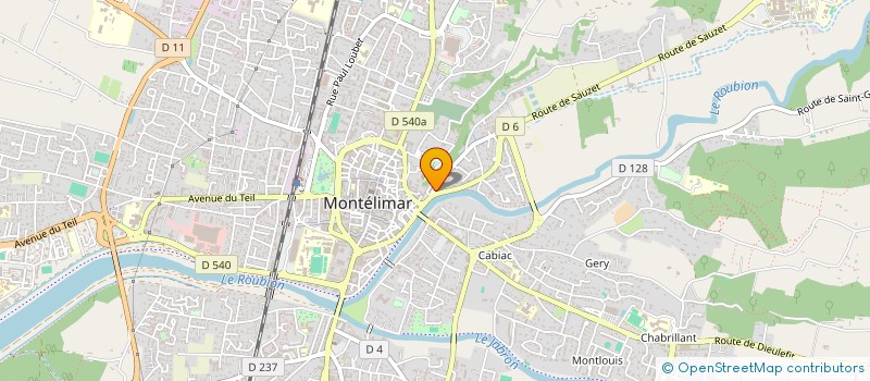 localisation de l'entreprise SCI HORIZON SUD à MONTELIMAR