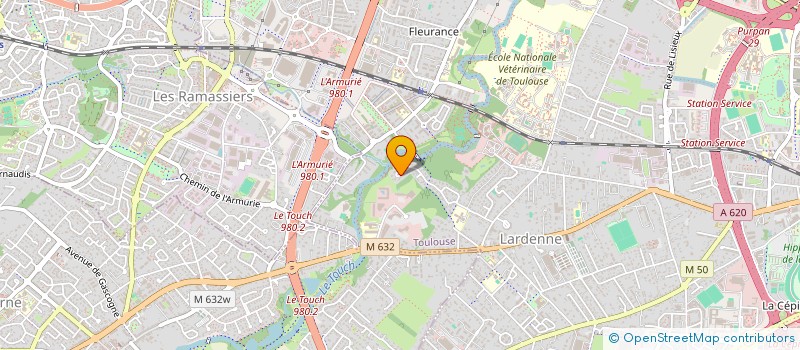 localisation de l'entreprise SCI HORIZON SUD-OUEST  TOULOUSE